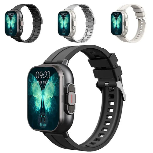 D8 2-in-1 Smartwatch with Built-In TWS Wireless Earbuds